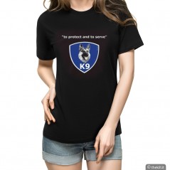T-shirt donna Pastore Tedesco "To Protect and To Serve"