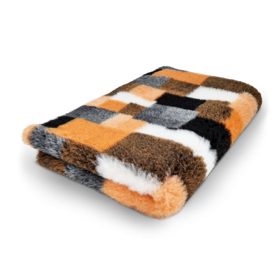 Vet Bed patchwork arancione