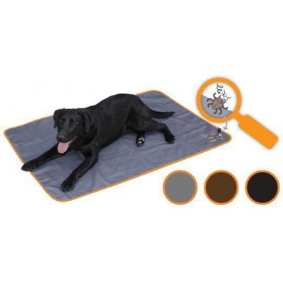 Telo effetto repellente per insetti 120 x 80 cm Nero per cani