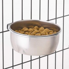 Ciotola Topmast acciaio inox con viti per kennel