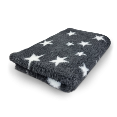 Vet Bed antracite con stelle bianche