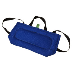 Cuneo piatto puppy con tre Maniglie in tela francese 29 x 15 cm