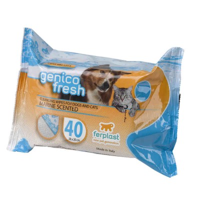 Salviette igieniche GENICO FRESH DOG MARINE 40 per cani