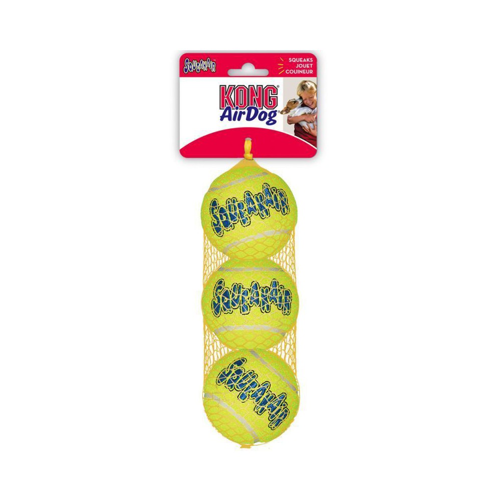 Palline da tennis KONG con Squeak - 3 pezzi per cani