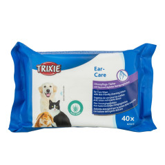 Salviette detergenti per la pulizia delle orecchie 40 pezzi Trixie