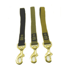 Guinzaglio 30 cm professionale con moschettone in ottone