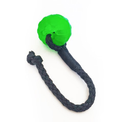 Pallina, gomma morbida, 65 mm, corda singola