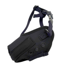 Museruola professionale in PVC con chiusura Click‑Lock e protezione naso