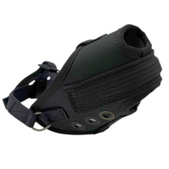 Museruola professionale in PVC con chiusura Click‑Lock e protezione naso