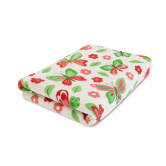 Vet Bed bianco con Farfalle colorate