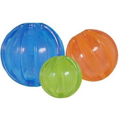 Pallina JW Squeaky Ball con squeaker diam. 7,5 cm.  per cani