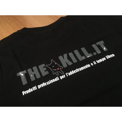 T-Shirt Uomo Logo thekill - Nera gadget cani