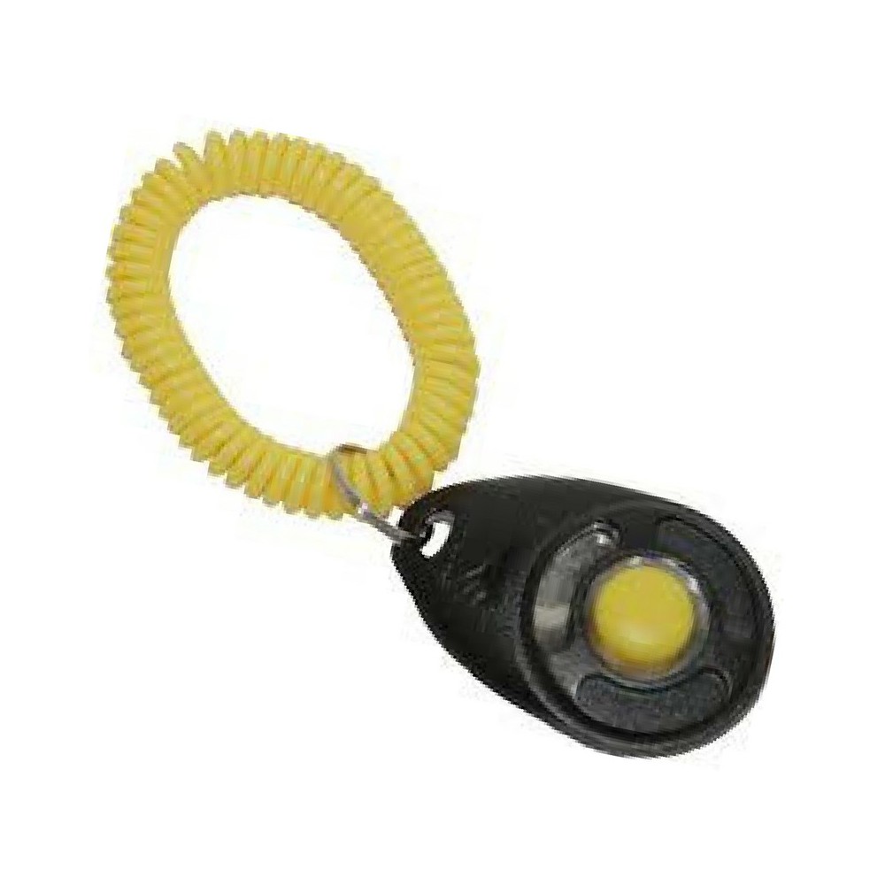 Clicker con braccialetto elastico per cani