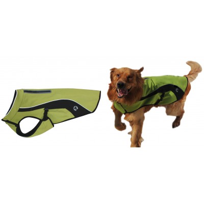 Impermeabile traspirante HIKING Verde per cani