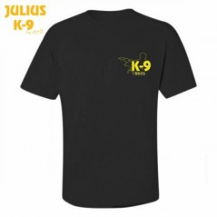 T-shirt manica corta UNISEX JULIUS K9 Nera addestramento cani