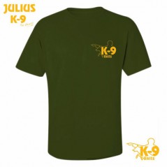 T-shirt manica corta UNISEX JULIUS K9 Verde addestramento cani