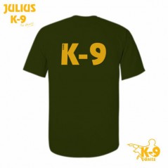 T-shirt manica corta UNISEX JULIUS K9 Verde addestramento cani