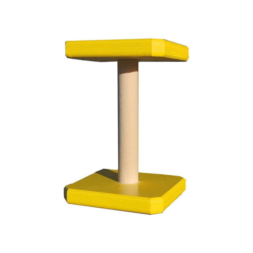 Riportello legno quadrato direttivi GIALLO Obedience