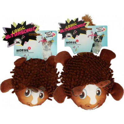 Peluche Microfibra Ultrasuoni Cavallo per cani