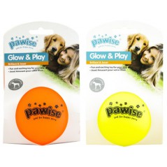 Pallina FLUORESCENTE Pawise per cani