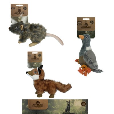 Peluche Wild Life Animali a Scelta per cani