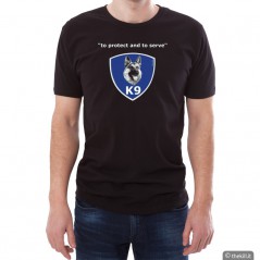 T-shirt unisex Pastore Tedesco \\"To Protect and To Serve\\" addestramento cani