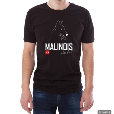 T-Shirt UNISEX con testa di Pastore Belga Malinois addestramento cani