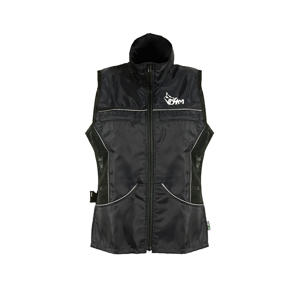 Gilet Estivo Dog4me Safety Nero addestramento cani