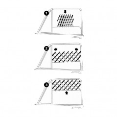 Griglia di aerazione per automobile Trixie per cani