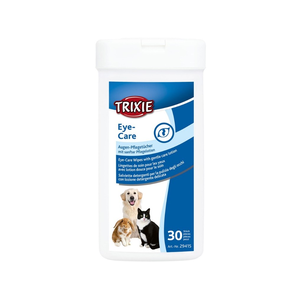 Salviette detergenti per la pulizia degli occhi Trixie per cani
