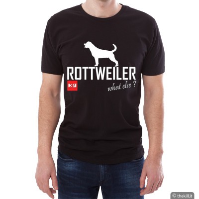 T-shirt Nera unisex Rottweiler XL addestramento cani