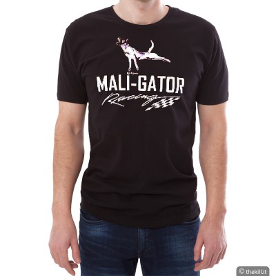 T-shirt Maligator. Maglietta per addestratore. Nera addestramento cani