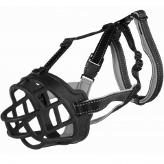 Museruola Muzzle Flex in silicone consente di bere e mangiare per cani