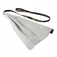 Tug straccetto in pelle con longhina in nylon per cani