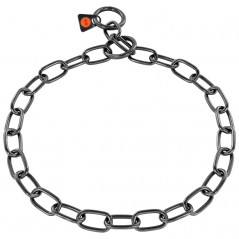 Collare nero a scorrimento - maglia da 3 mm 60 cm